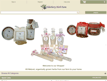 Tablet Screenshot of elderberryherbfarm.com